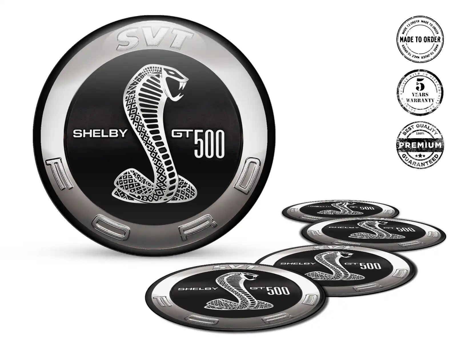 Shelby Decalcomania Cerchio Auto Emblemi Alta Qualità